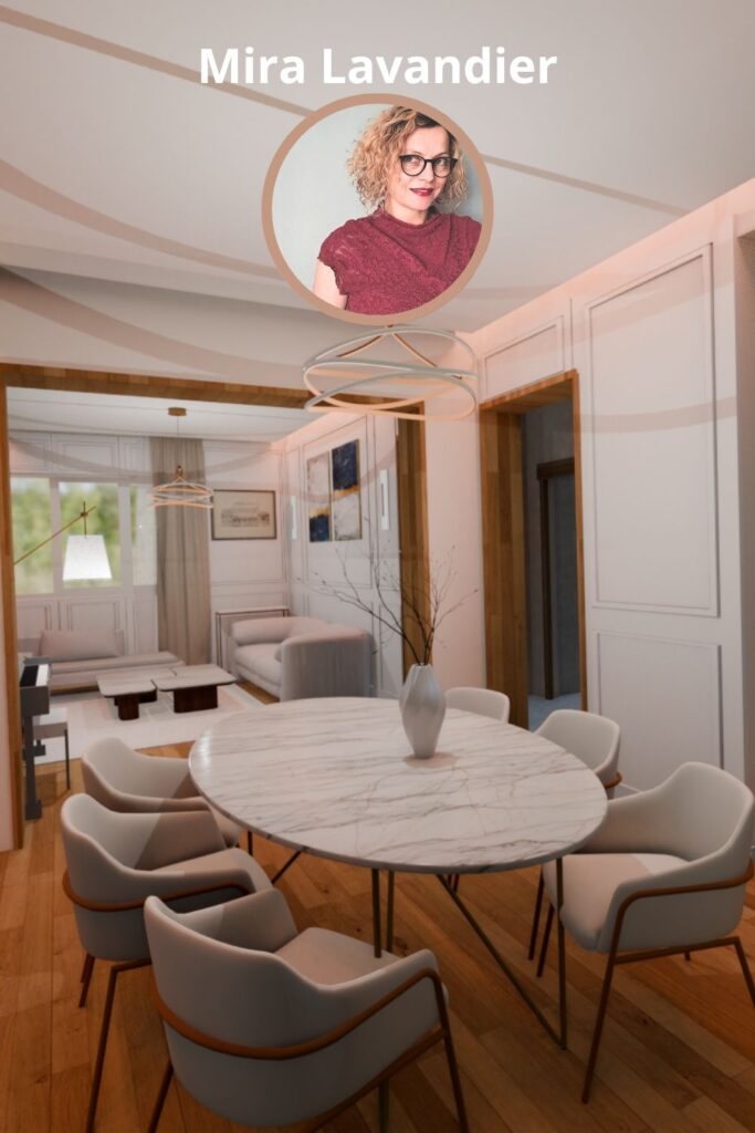 Une rénovation d'appartement familiale avec un salon en longueur