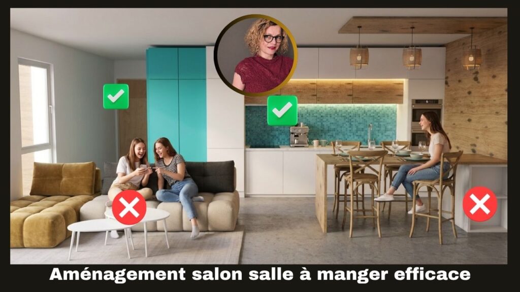 Aménagement salon salle à manger efficace